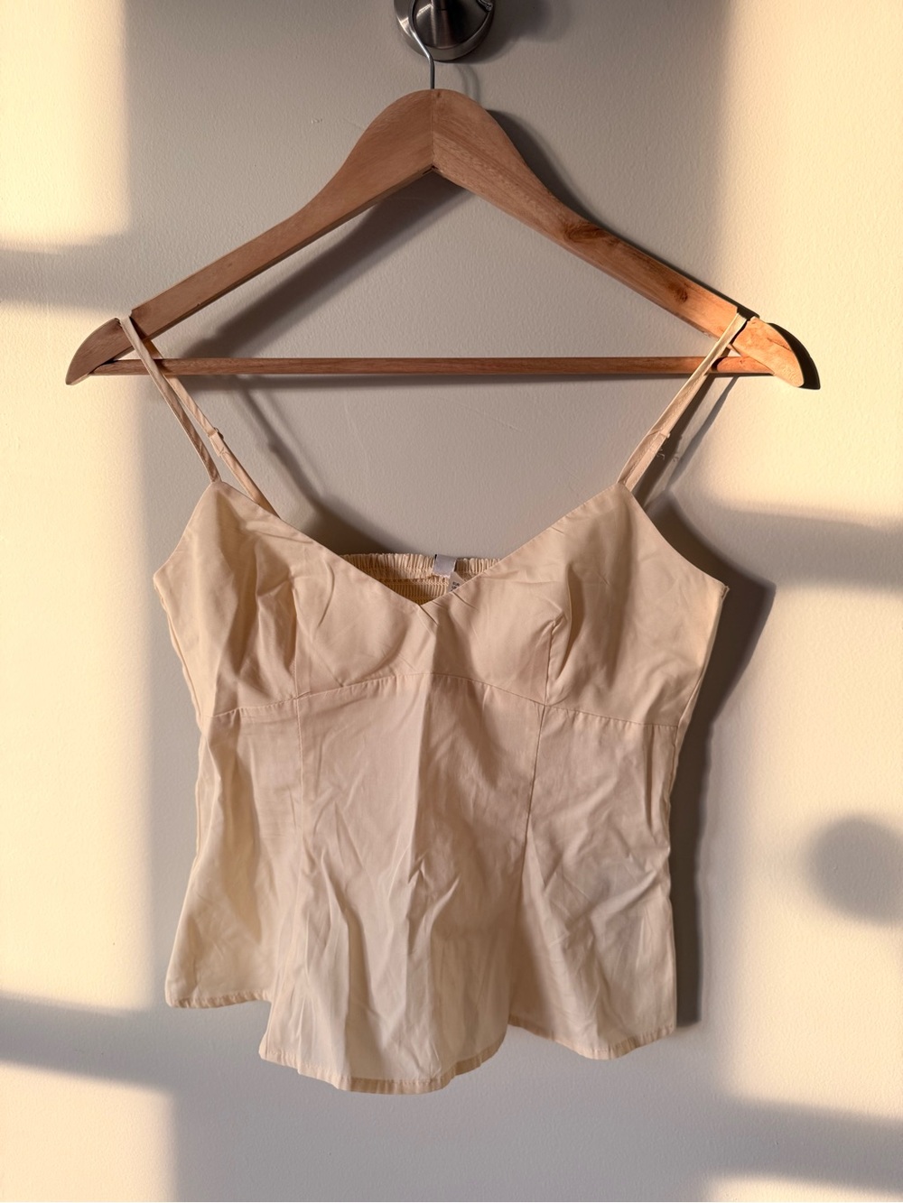 H&M Cream Bustier Cami Top